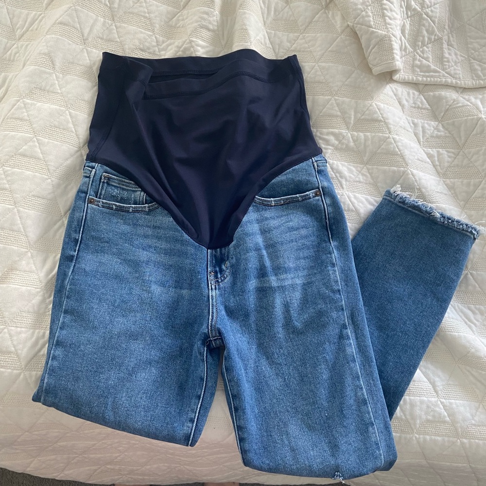 Maternity Distressed Jeans